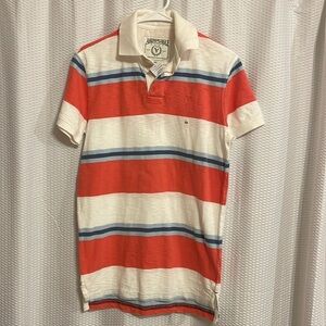 American Eagle multicolored striped polo shirt men’s size XS NWT